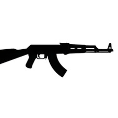 assault rifle vector illustration