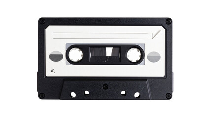 Obraz premium vintage audio cassette isolated on transparent background