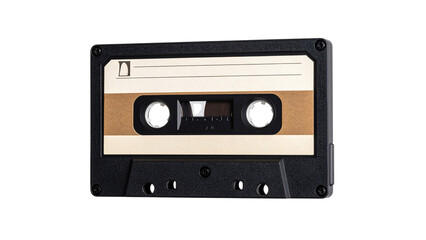Obraz premium vintage audio cassette isolated on transparent background