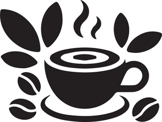 coffee mug outline, hot drink silhouette, steaming cup vector, cozy coffee shape, caffeine icon art, morning beverage graphic, cartoon coffee mug, tea or coffee silhouette, drinkware vector sketch
