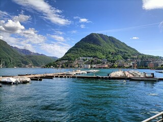 view of the bay of comolake