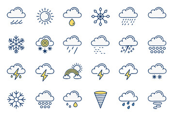 weather forecast icons
