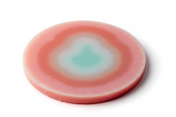 Colorful Round Decorative Plate with Gradient Colors