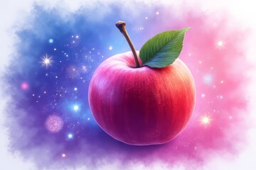 Magical Apple in a Cosmic Setting