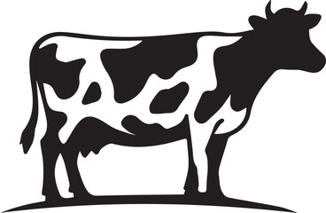 farm cow outline, dairy animal silhouette, livestock icon vector, rural cow shape, grazing cow sketch, domestic cow art, black cow image, cute farm animal, bull and cow silhouette