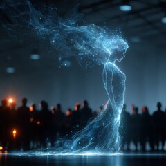 Ai hologram presentation of sustainable technology insights on clean energy in urban environments from an innovative viewpoint