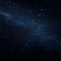 Fototapeta premium Celestial Dust: Glimmering Stardust Trail Across Dark Night Sky
