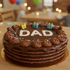 Chocolate Cake for Dad: A Father's Day Delight