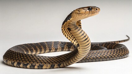 Fototapeta premium Forest Cobra on studio background