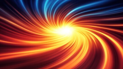 Obraz premium Abstract swirling light