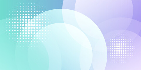 minimalist abstract background.soft color.green and purple gradations.circle.trendy.abstarct geometric.memphis