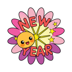 fireworks on new year