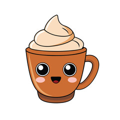 vector illustration of a tea pot