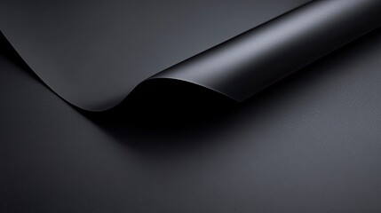 Abstract dark folds of material