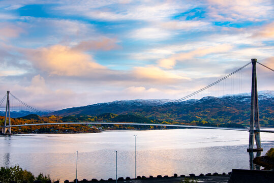 Halogaland Bridge in Narvik - Norway