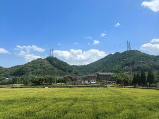 mountain village in the mountains
