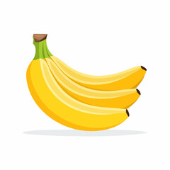 バナナの背景透過シンプルベクター