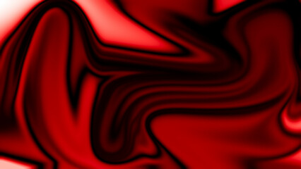 Abstract red and black swirling liquid background