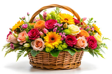 basket of flowers