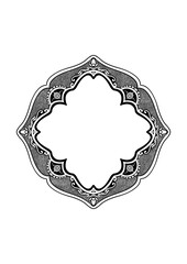 vector illustration of a decorative frame