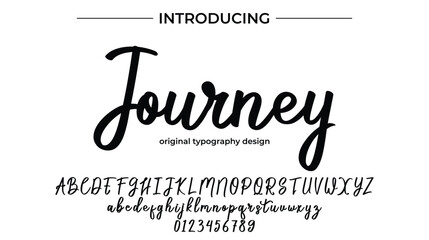 Journey - Modern Handwritten Script Font for Branding and Design