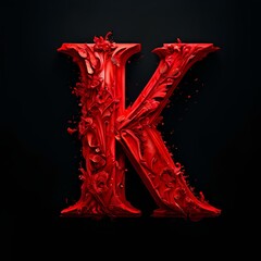 red letter k