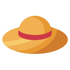 A stylish vector illustration of a classic black fedora hat, a timeless fashion accessory