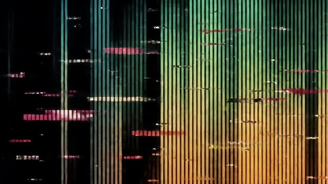 Abstract vertical stripes in muted colors