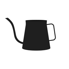 Black Coffee Pod on White Background