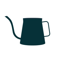 Navy Coffee Pod on White Background