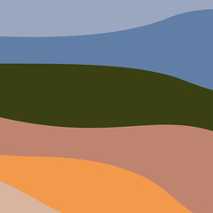 Obraz premium Wave curve design, modern line pattern, graphic covec vector illustration .