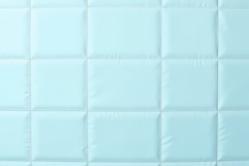 Light Blue Quilted Square Tiles Background Texture