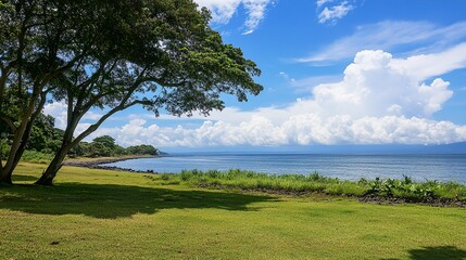 lake and sky