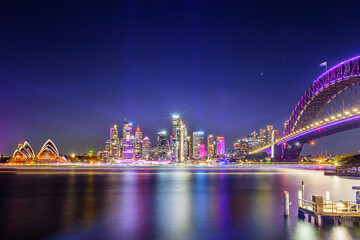 Sydney Vivid Kir wharf all bulb