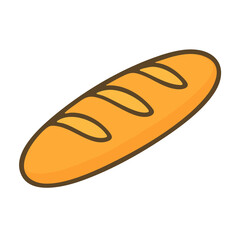 Loaf of bread vector illustration