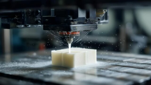 4K Polymer Extrusion &ndash; Slow Motion of High-Speed 3D Printer Cooling Process | Engineering Loop Series