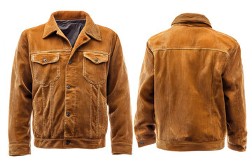 Corduroy jacket, confident style for daily look