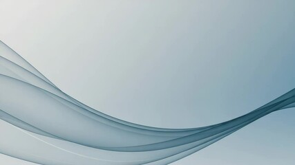 Abstract wavy background in soft blue tones representing technology  