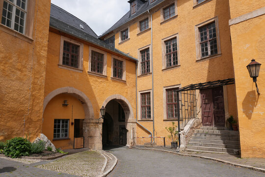 Innenbereich vom Gro&szlig;en Schloss in Blankenburg im Harz