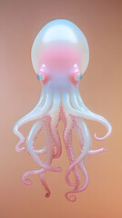 Captivating jellyfish display in an underwater exhibit marine life art installation ocean depths close-up view bioluminescence
