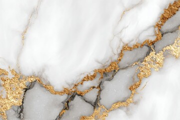 Fototapeta premium Elegant Gold Veined Marble Texture