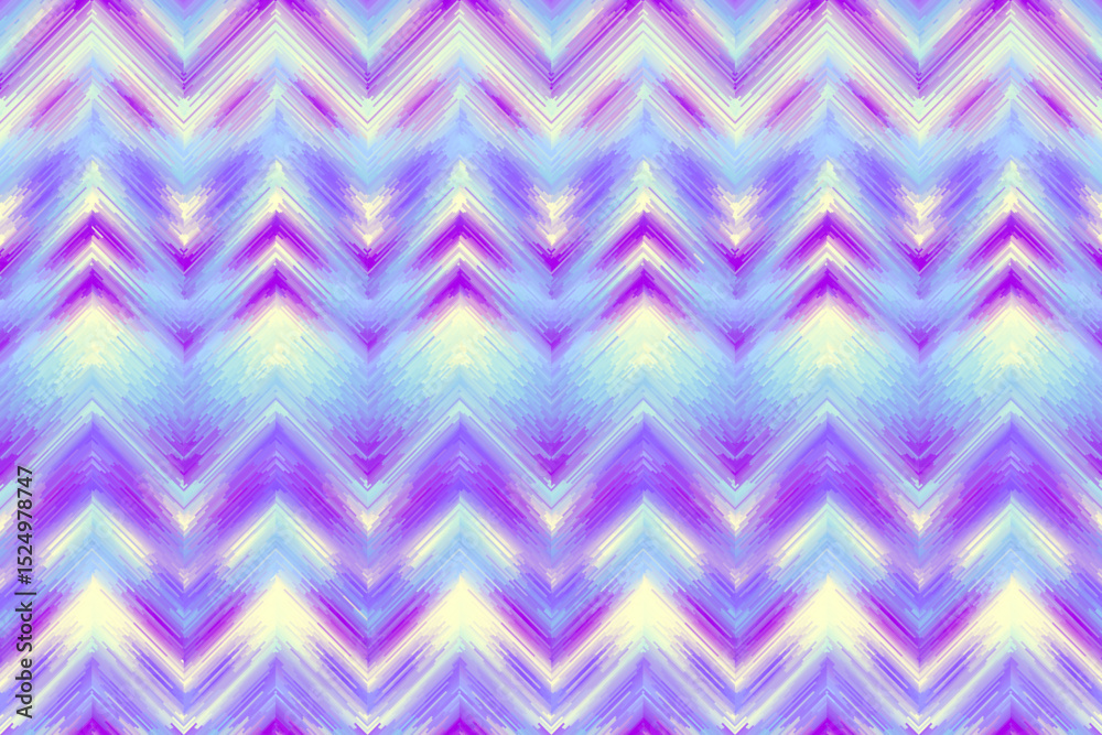 Poster blue and purple noise chevron pattern. abstract geometric pattern of interlocking zigzags in shades 