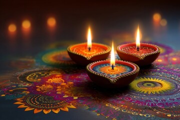 Luminous Diwali: Celebrating Light and Festivity