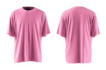 Pink tshirt shows relaxed vibe