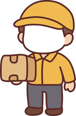 Delivery Worker Character