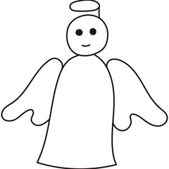 Simple Angel Doodle

