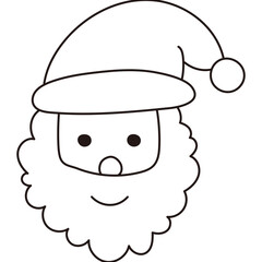 Santa Claus Face Doodle

