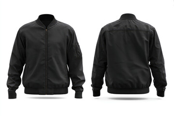 Black bomber jacket, an understated style, so versatile and effortlessly cool
