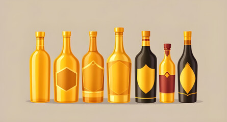 Bottle illustration, Glass bottle drawing, Plastic bottle vector, Water bottle illustration, Juice bottle design, Wine bottle illustration, Milk bottle vector, Soda bottle drawing, Beer bottle artwork