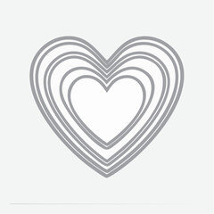 heart of silver vector